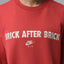 Jordan BIKE AIR x Nigel Sylvester Fleece Crew-Neck Sweatshirt (Cinnabar Red)