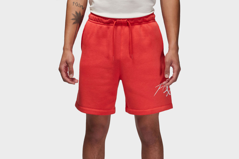 Jordan Brooklyn Fleece Shorts (Lobster/White)