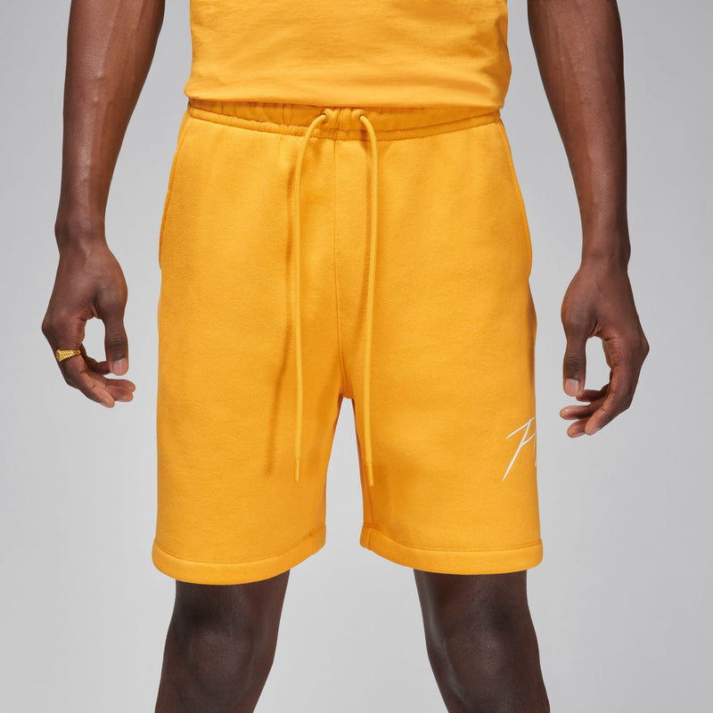 Jordan Brooklyn Fleece Shorts (Orchre/White)