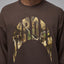 Jordan Brooklyn French Terry Real Tree Crew Neck (Brown)