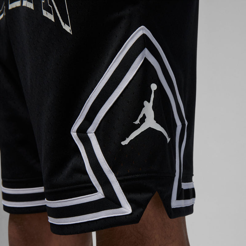 Jordan Dri-FIT Sport Men's Diamond Shorts (Black/White/Black)