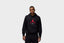 Jordan Essentials Fleece Hoodie (Black/Gym Red/Gym Red)