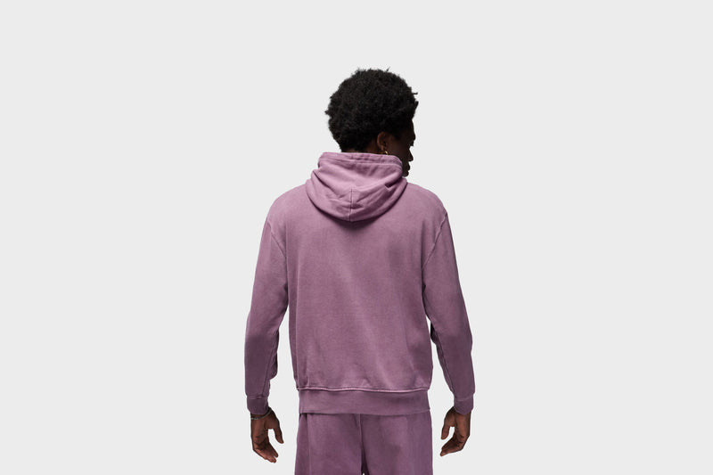 Jordan Essentials Statement Fleece Washed Pullover Hoodie (Purple Mauve)