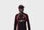 Jordan Flight Long-Sleeve Polo Jersey (Black/University Red)
