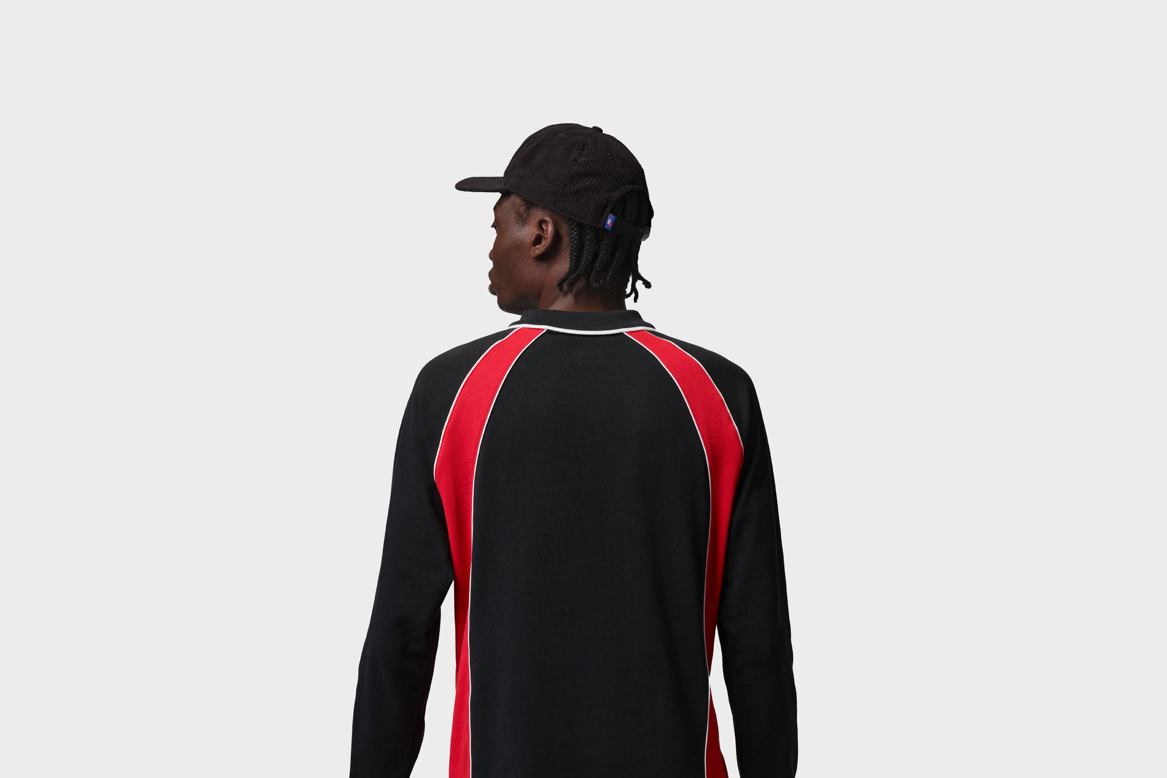 black and red jordan long sleeve