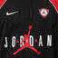 Jordan Flight Long-Sleeve Polo Jersey (Black/University Red)