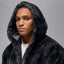 Jordan Holiday Fur Robe (Thunder Grey)