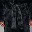 Jordan Holiday Fur Robe (Thunder Grey)