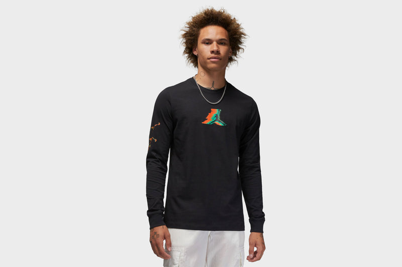 Jordan Jumpman Logo L/S T-Shirt (Black)