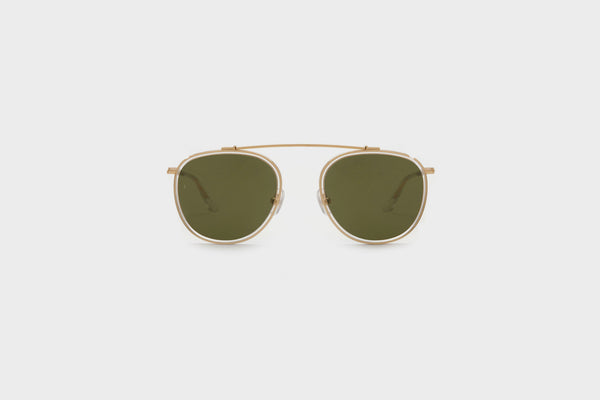 KREWE Chartres Sunglasses (Crystal 24K Polarized)