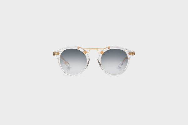KREWE St. Louis Mirrored Sunglasses (Crystal 24K)