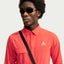 Nike ACG Dri-FIT "Aireez" Long-Sleeve Button-Up Trail Running Top (Light Crimson/Summit White)