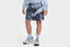 Nike ACG Men's Allover Print Trail Shorts (Gridiron/Cobalt Bliss)