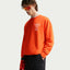 Nike ACG “Tuff Fleece” Dri-FIT Crewneck (Safety Orange/Summit White)