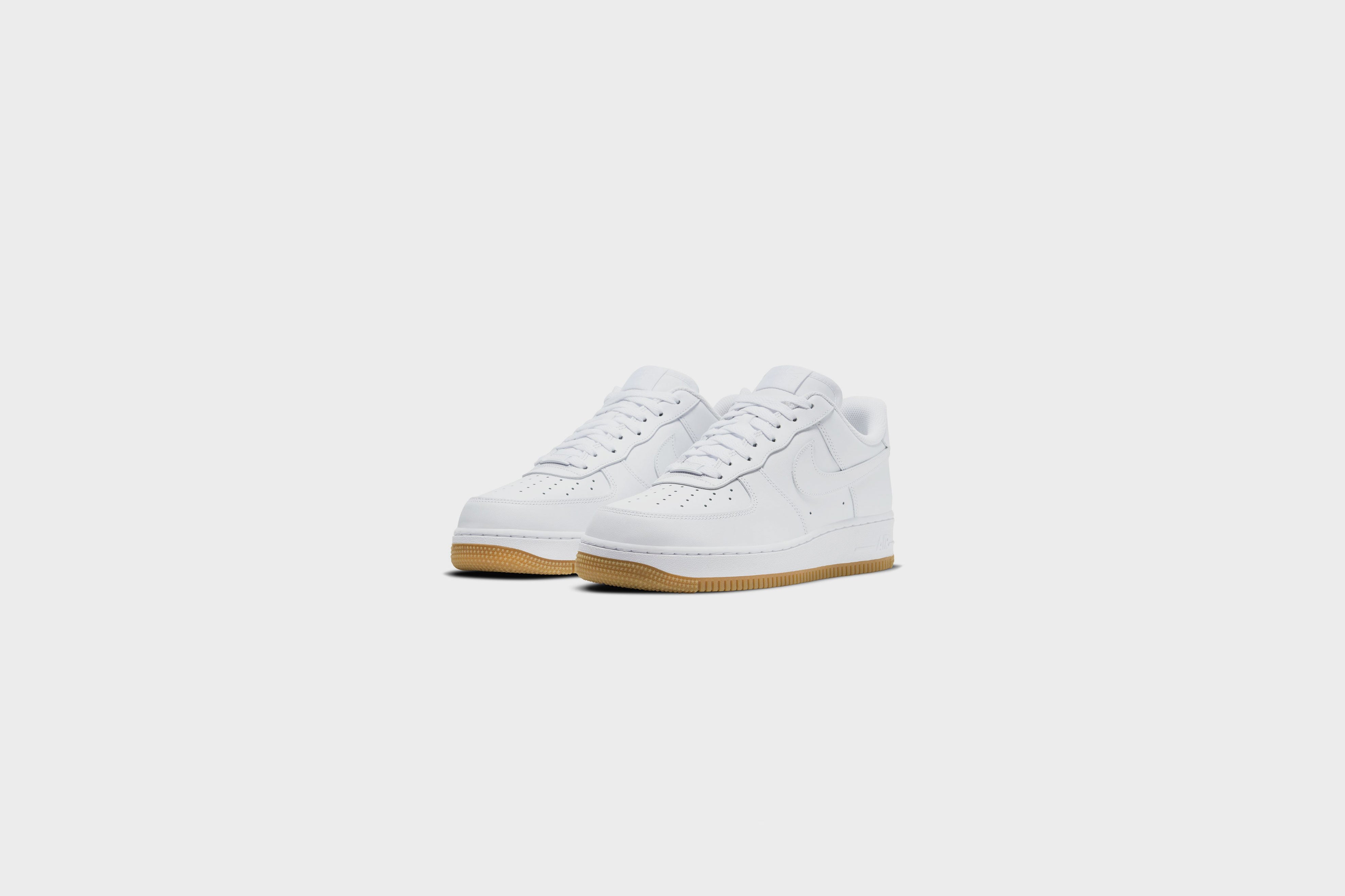 Air Force Low White/white-gum Medium Brown Nike Air Force '07