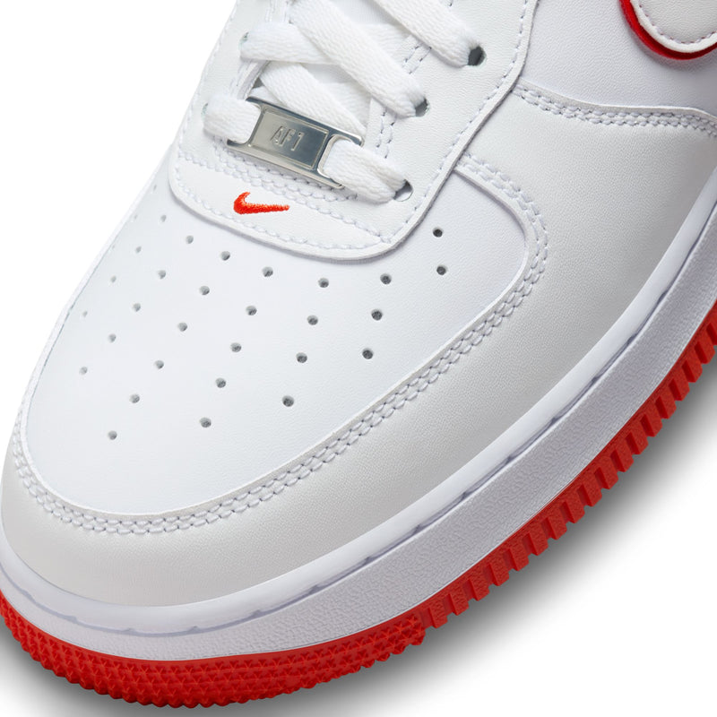Nike Air Force 1 ‘07 (White/White-Picante Red)
