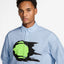 Nike Club Rules Long Sleeve Oxford Top (Hydrogen Blue)