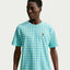Nike Club Rules Print Short Sleeve T-Shirt (Football Blue/Light Liquid Lime)
