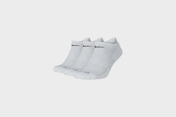 Nike Everyday Plus No Show Sock (White) (3 Pack)
