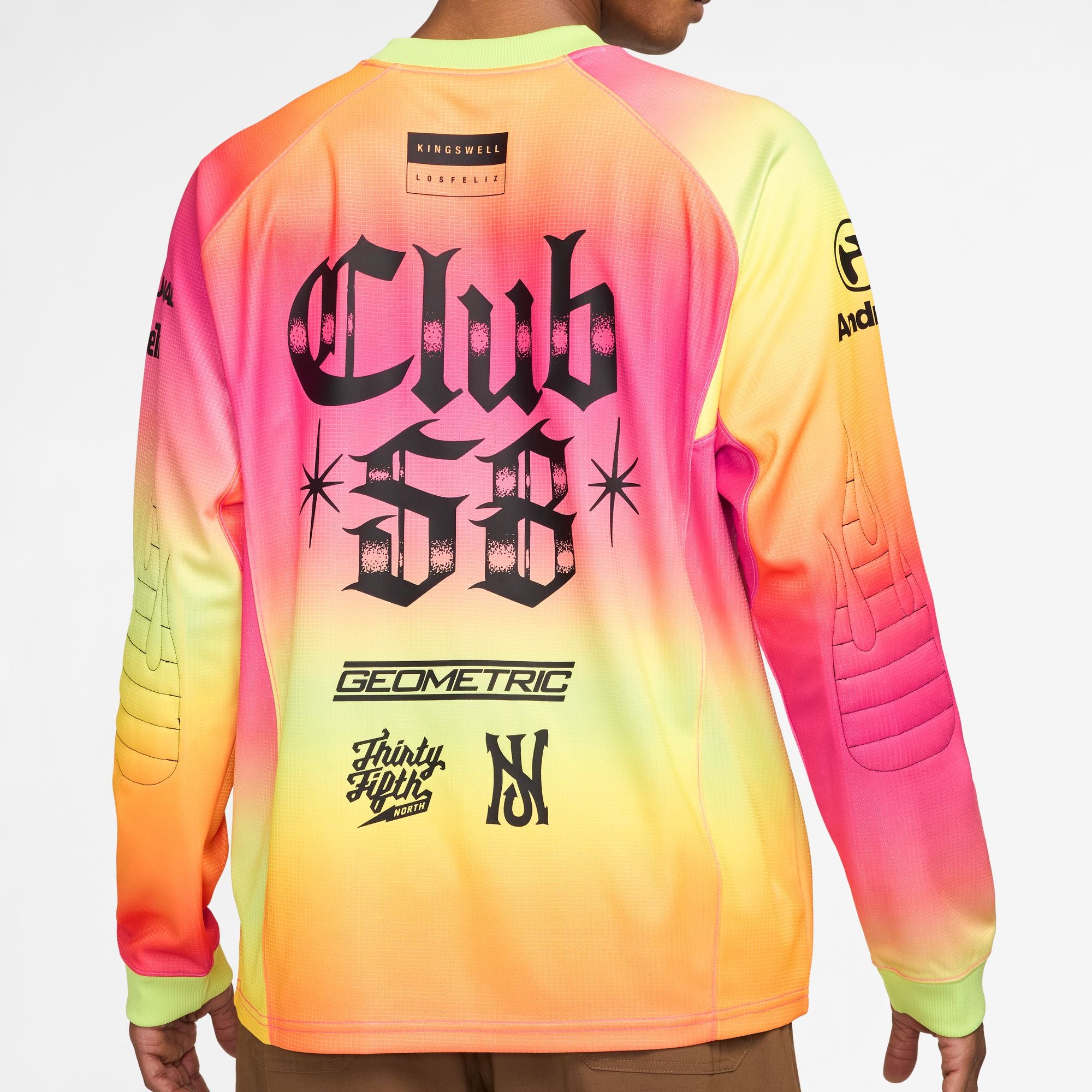 Nike SB FC “La Màs Fina” Long-Sleeve Jersey (Pink/Lime/Orange