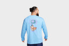 Nike SB Max 90 Long Sleeve Skate Shirt (University Blue)