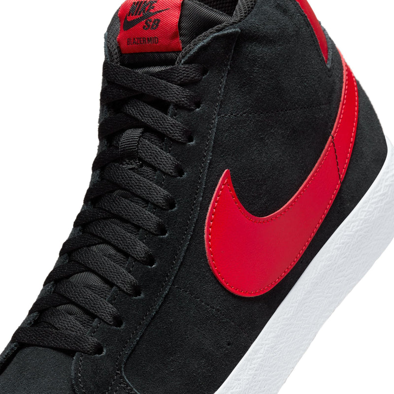 Nike blazer mid black red Clearance