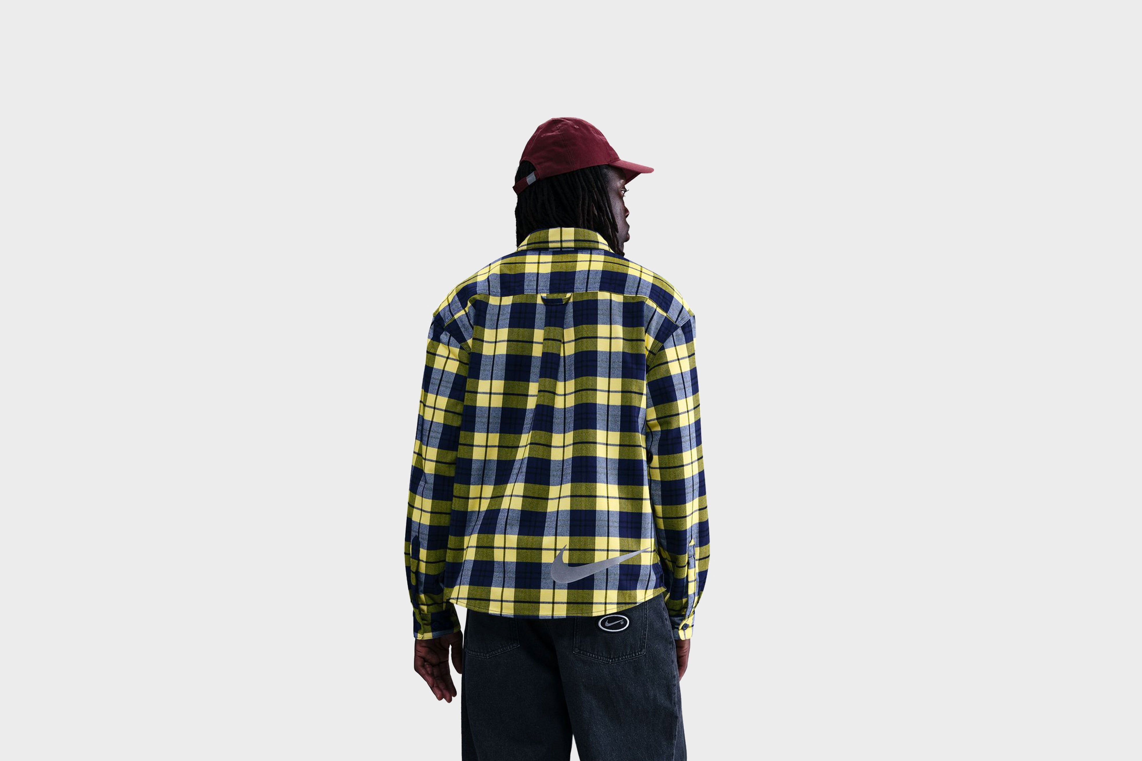 Nike SB x Eric Koston Flannel (Navy/Yellow) – Rock City Kicks