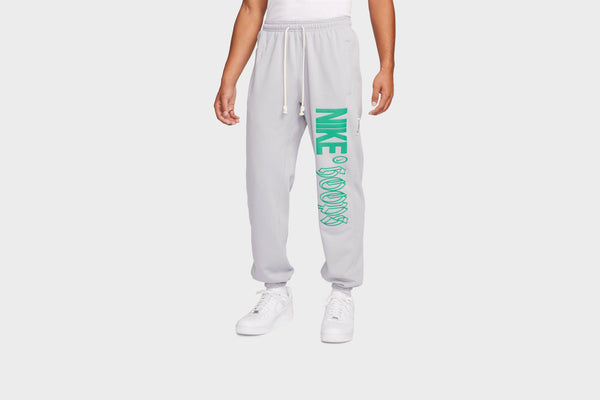 Nike Standard Issue Dri-FIT Basketball Pants (Wolf Grey/Stadium Green)
