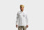 Nike  “Aireez” Long Sleeve Button-Up Top (Summit White)