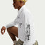 Nike  “Aireez” Long Sleeve Button-Up Top (Summit White)