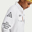 Nike  “Aireez” Long Sleeve Button-Up Top (Summit White)