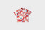 Parra Abstract Mountain Short Sleeve Button Up Shirt (Red)
