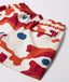 Parra Abstract Mountain Swim Shorts (Red)