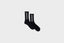 Parra Lowercase Script Logo Socks (Black)
