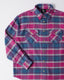 Parra Plaid Off L/S Shirt (Pink)
