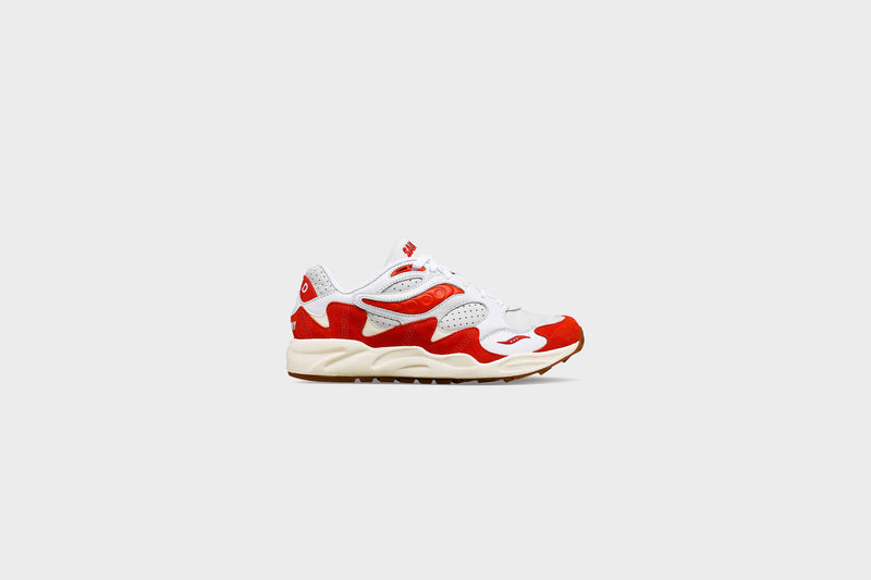 Saucony Grid Shadow 2 (White/Red)