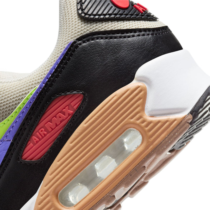 WMNS Nike Air Max 90 (Light Bone/LT Ultramarine-Volt)