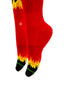 Arkansocks - La Flame (Black/Scarlet)