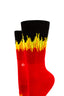 Arkansocks - La Flame (Black/Scarlet)