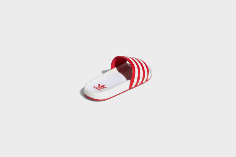 Adidas Adilette Rock City Kicks (Scarlet Red/White) Boost –