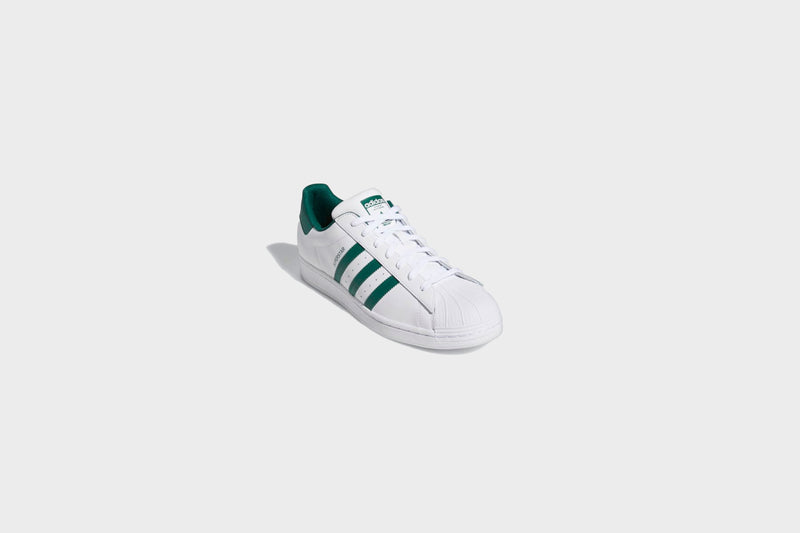Adidas shoes white with green stripes Clearance