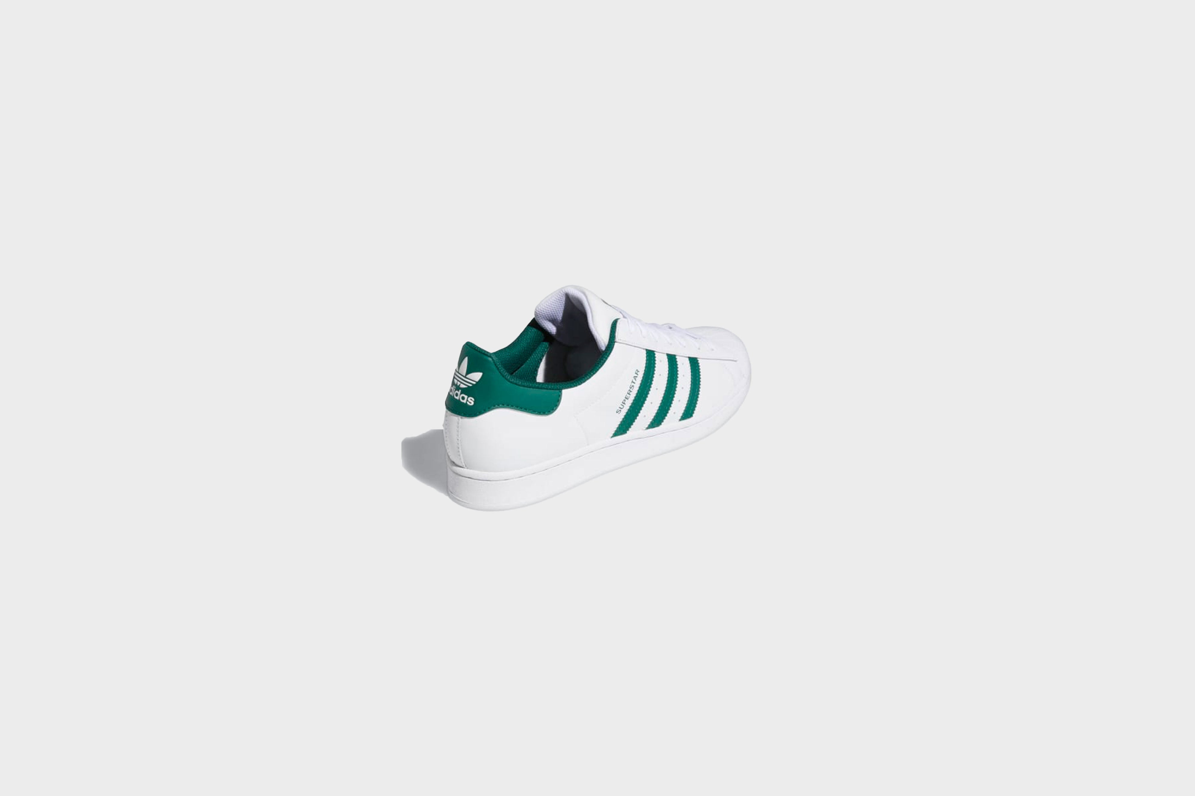 adidas gazelle silver green womens Adidas Superstar (White/Green/White) – Rock City Kicks