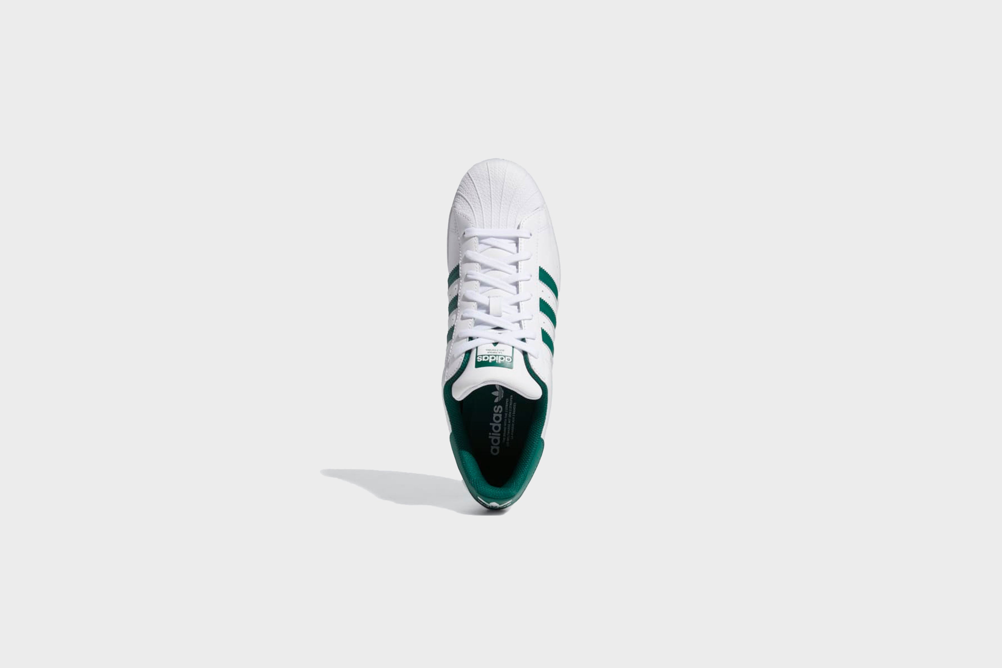 Adidas Superstar (White/Green/White) – Rock City Kicks