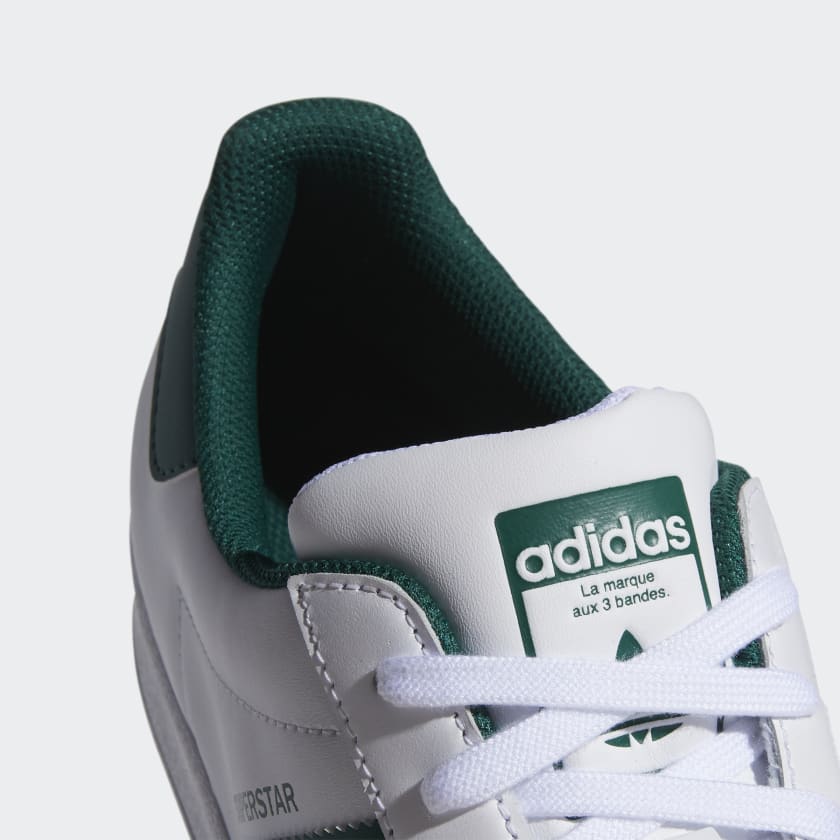 Adidas Superstar (White/Green/White) – Rock City Kicks
