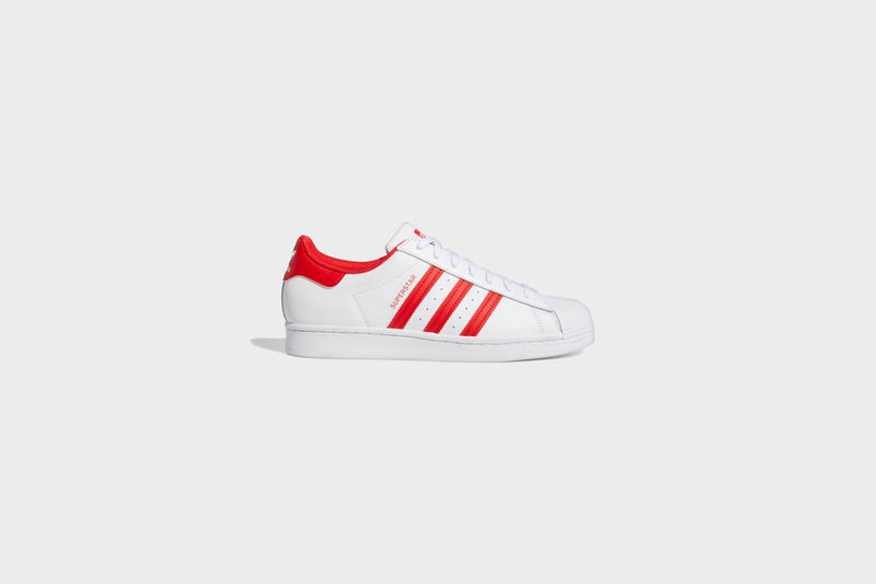 Adidas originals superstar white red Clearance