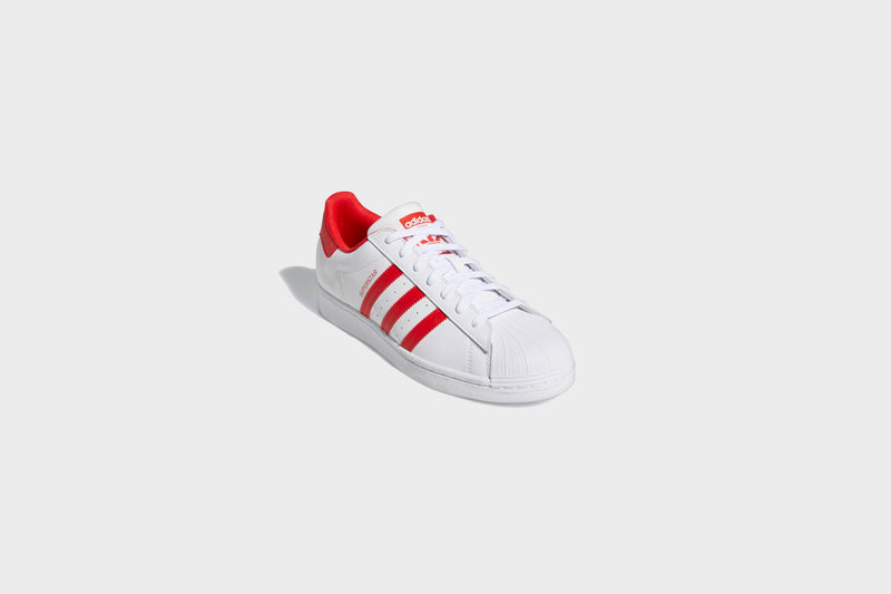 Adidas Superstar (White/Red/White)