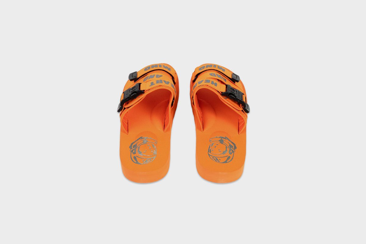 Billionaire Boys Club Orange sandals BB Space Walker II slide men’s size 13 y2k Billionaire Boys Club BB Space Walker II Slide... | Depop main image 2
