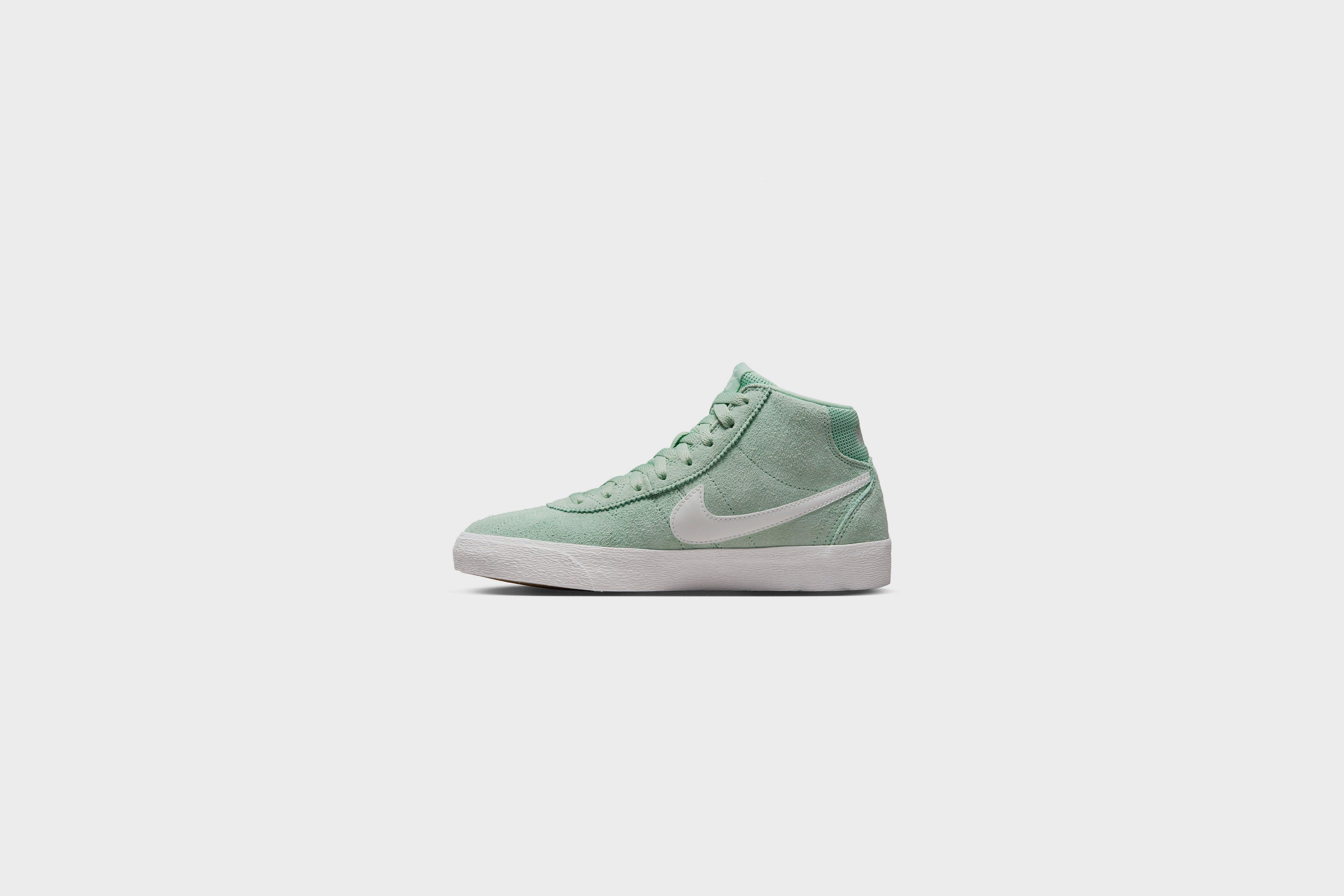 WMNS Nike SB Bruin Hi Enamel Green Summit White Rock City Kicks