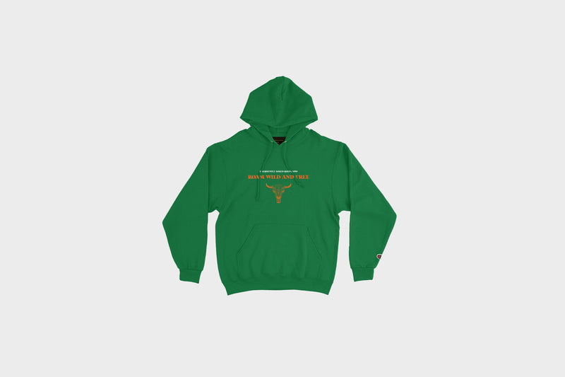 Frequently Asked Questions Serene Land Hoodie (Kelly Green)