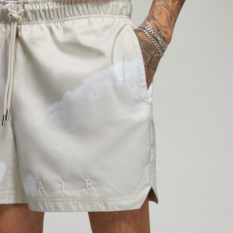 Jordan Essentials Men's Statement Poolside Shorts (Light Orewood Brown/White)